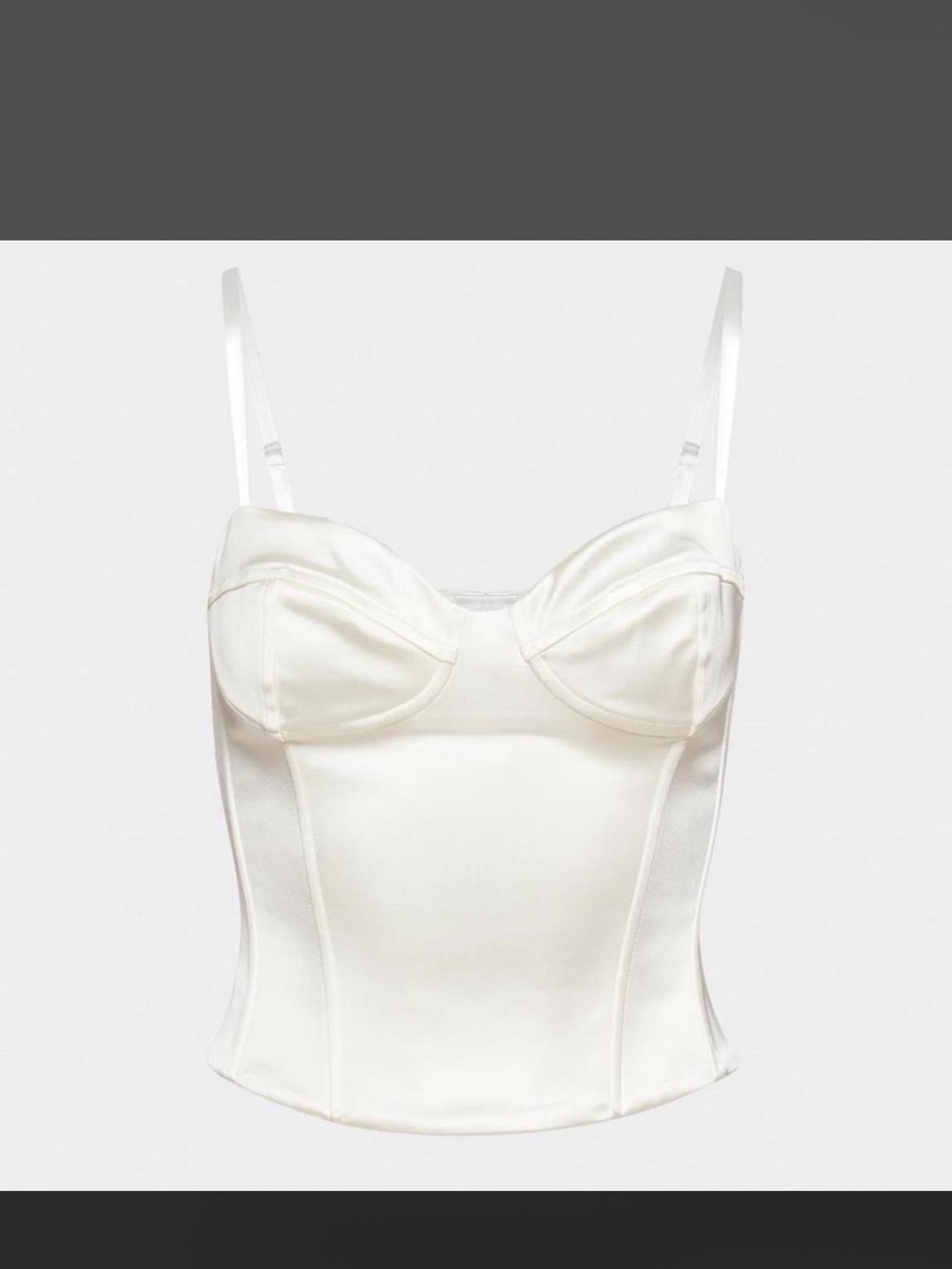 Wilfred White Bustier Camisole Top